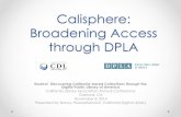 Calisphere: Broadening Access through DPLA