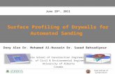 Automated surface profiling