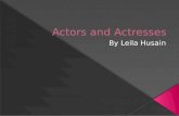 New actors and actresses  leilas media blog