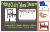 Folding Chairs Tables Discount Offers Mahogany Resin Folding Chair