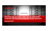 Windows Server 2003 / SQL Server 2005 EOS: Upgrade with SanDisk Enterprise Flash Solutions