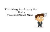 Italy Visit Visa - Documentation Assistance