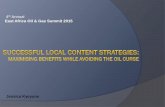 Successful Local Content Strategies Presentation Tanzania Feb 2015