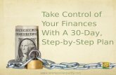Take control of your finances with a 30 day step by step plan