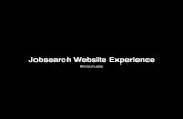 Jobsite Search & Filter Experience