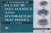 Fluid mechanics and hydraulic machines