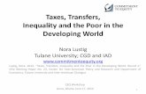 Taxes, transfers, inequality and the poor in the developing world