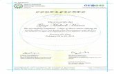 ArcGIS Training Certificate