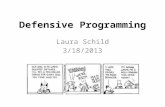 Defensive Programming 2013-03-18