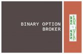 Binary option broker