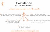 Risk responses avoidance