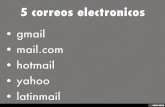 5 correos electronicos