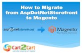 How to Migrate from AspDotNetStorefront to Magento wih Cart2Cart