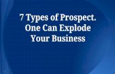 7 Types of Prospect. One Can Explode Your Business