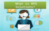 BPO Solutions -