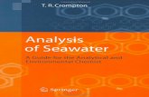 Analysis of Seawater - A Guide for the Analytical and Environmental Chemist - T.R. Crompton