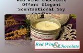 Red Wine Chocolate Offers Elegant Scentsational Soy Candles