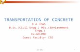 Transportation of Concrete  - Notes for Civil engineering Students