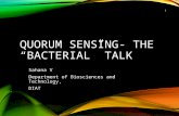 Quorum Sensing- An Introduction