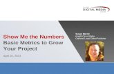 Show Me the Numbers: Basic Metrics to Grow Your Project, by Susan Mernit