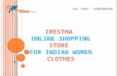 Online Shopping Store For Indian Women clothes at Zrestha