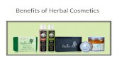 Benefits of herbal cosmetics