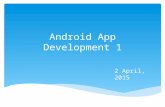 Android App Development 20150402