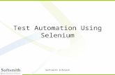 Test automation using selenium