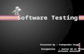 Software Testing or Quality Assurance