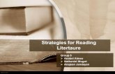 Strategies in Reading Literature
