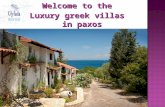 Greek luxury villa rentals in paxos glyfada beach
