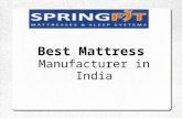 Springfitmattress.com -  Mattress Manufacturers in India