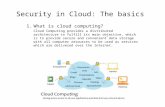 Cloud Computing: The Basics