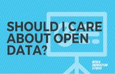 Why should I care about open data?