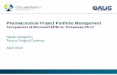 Project portfolio management   comparison of microsoft epm and primavera p6 v7 ppt (1)