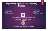 International Guidelines and Regulatory Agencies for Toxicity Studies
