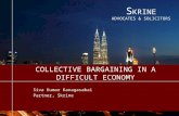 Collective bargaining in a difficult economy by siva kumar