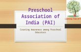 Free workshop Preschool association of india (pai)