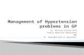 Management of hypertension problems in gp