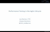 Performance Testing in the Agile Lifecycle
