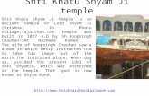 Shri Khatu Shyam Ji Temple