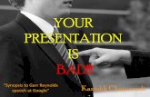 Your Presentation is Bad