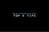 Top 5 Periscope Tips
