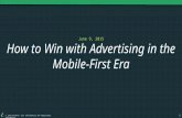How to Win with Advertising in the Mobile-First Era