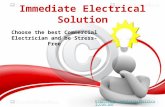 Choose the best Commercial Electrician and be Stress-Free