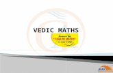 Vedic Maths Presentation by AVAS INDIA