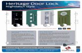 Heritage Multipoint Door Lock Nightlatch Style