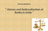 Nationalisation of banks in india