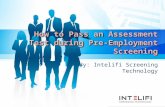 How to Pass an Assessment Test during Pre employment Screening