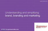 Simplifying branding and marketing_IdeapreneurIndia